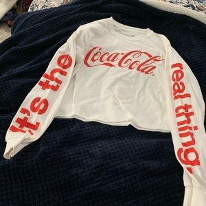 Cropped Coca Cola long sleeve shirt